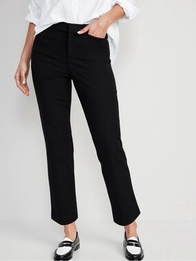 Old Navy Black High-Rise Pixie Pants